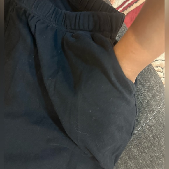 Woman Within Black Sweatpants with 2 sides pockets Women’s Size 22/24 1X TALL - Picture 4 of 11